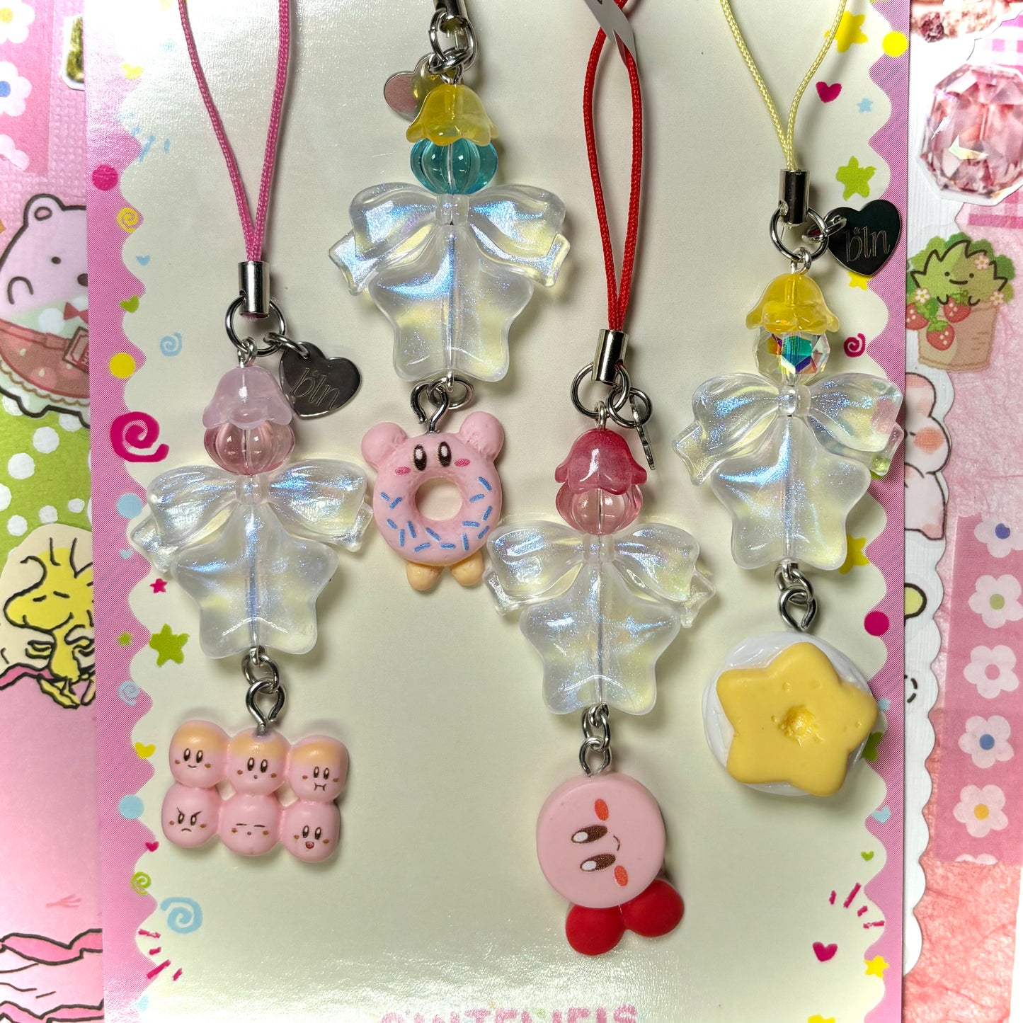 Kirby Phone Charms