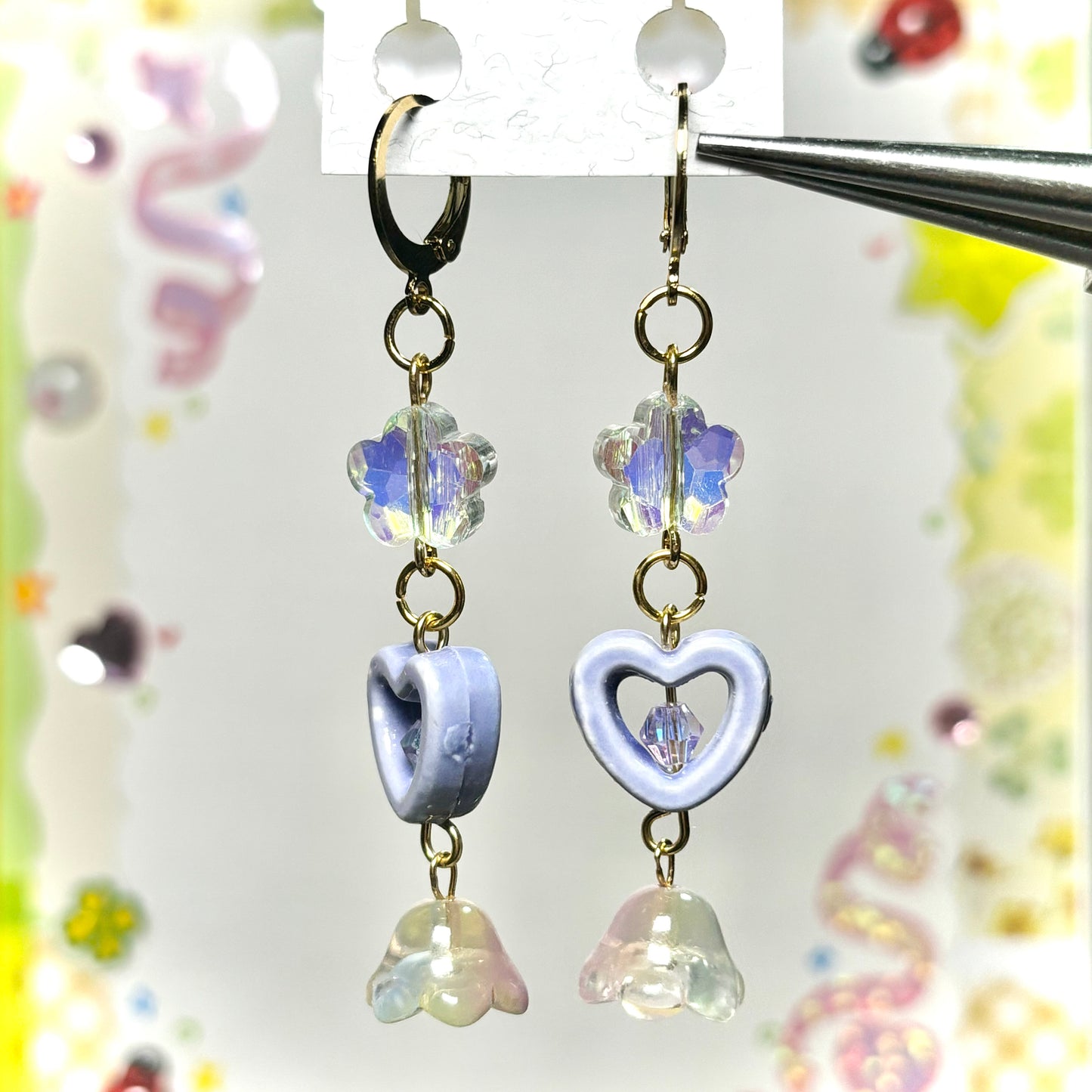 Gold Flower Earrings