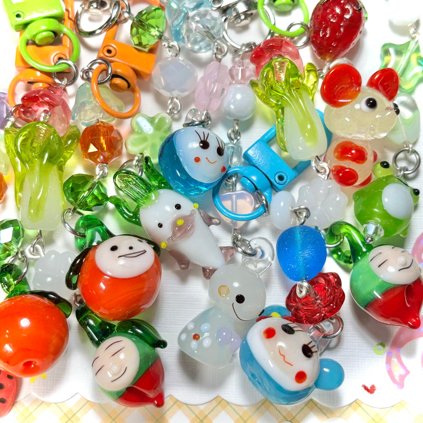 Silly Glass Charms