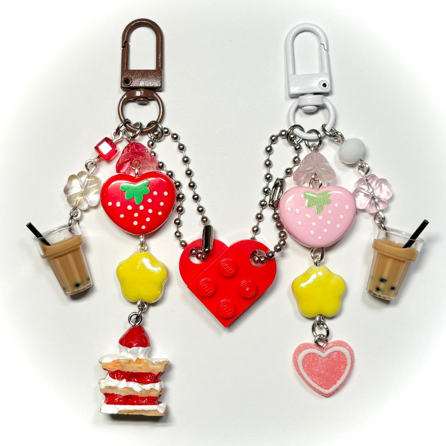 Strawberry Keychain Set