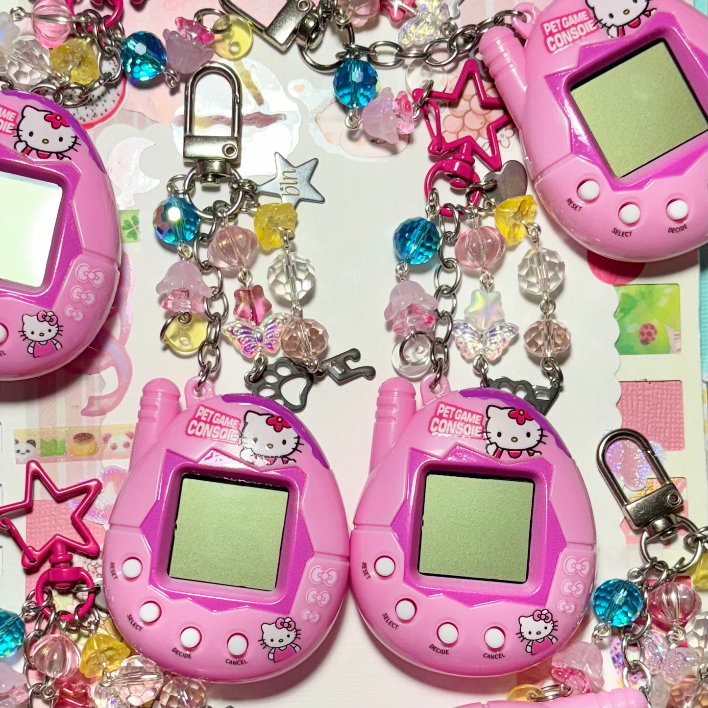 Hello Kitty Gamer Keychain