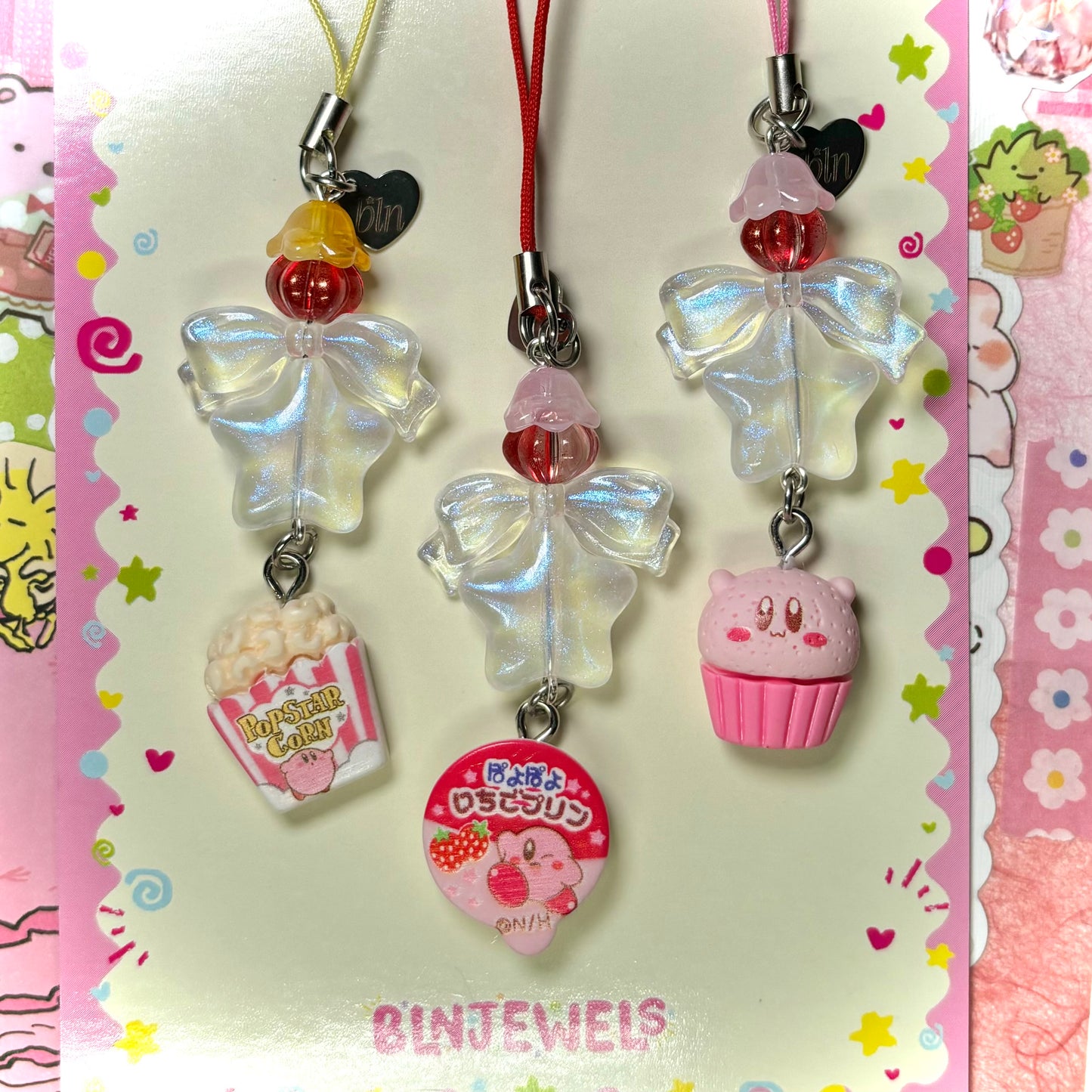 Kirby Phone Charms