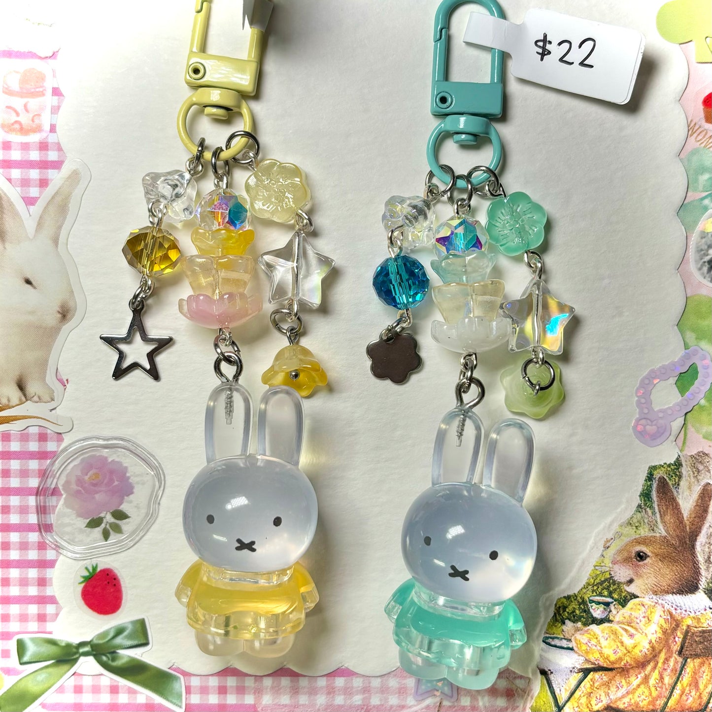 Clear Miffy Keychains