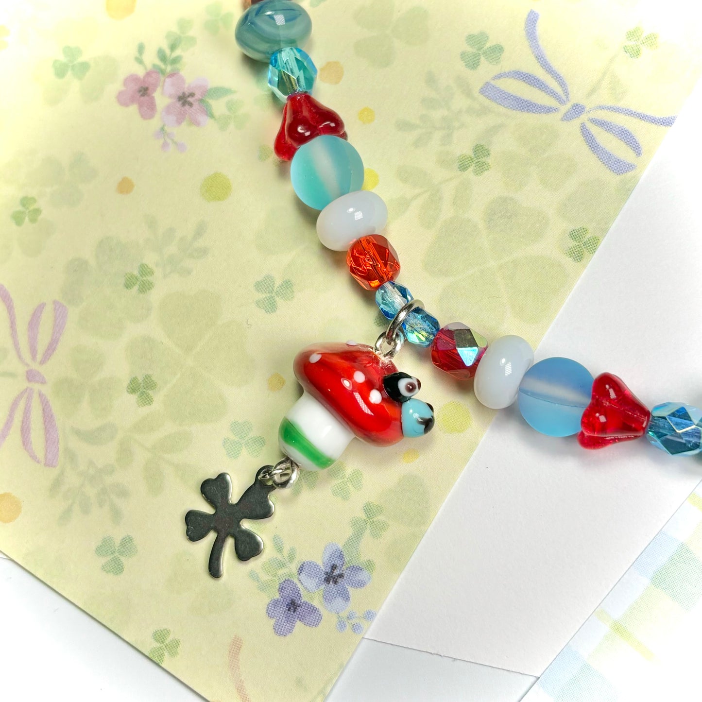 Blu Beaded Necklace 🩵
