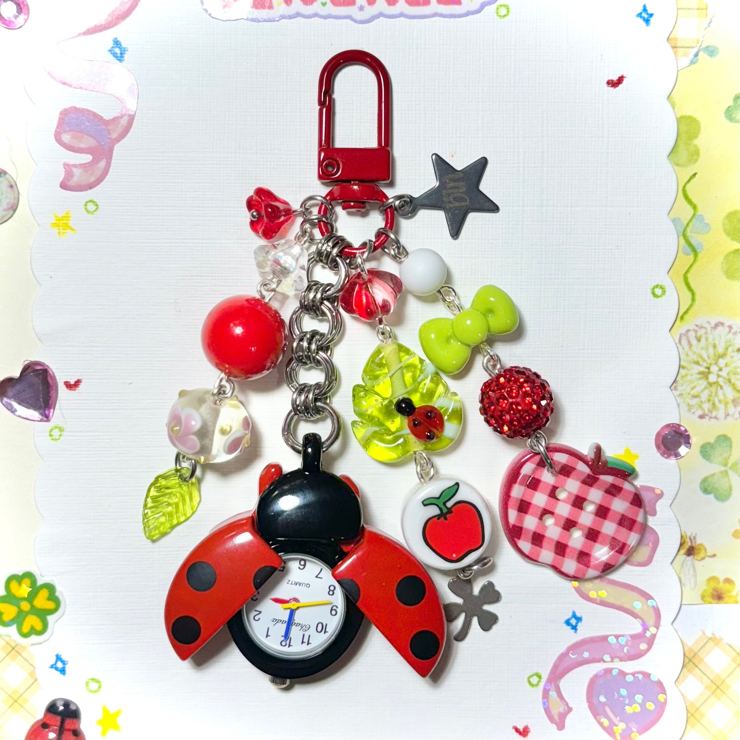 Ladybug Keychain 🐞