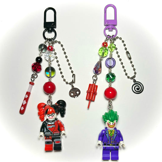 Joker & Harley Q. Keychains