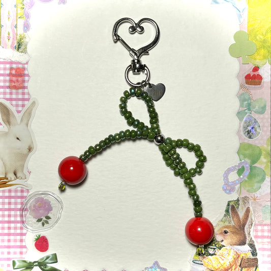 Cherry Bow Charm