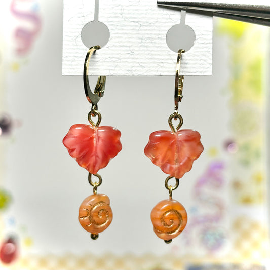 Gold Fall Earrings 🍂