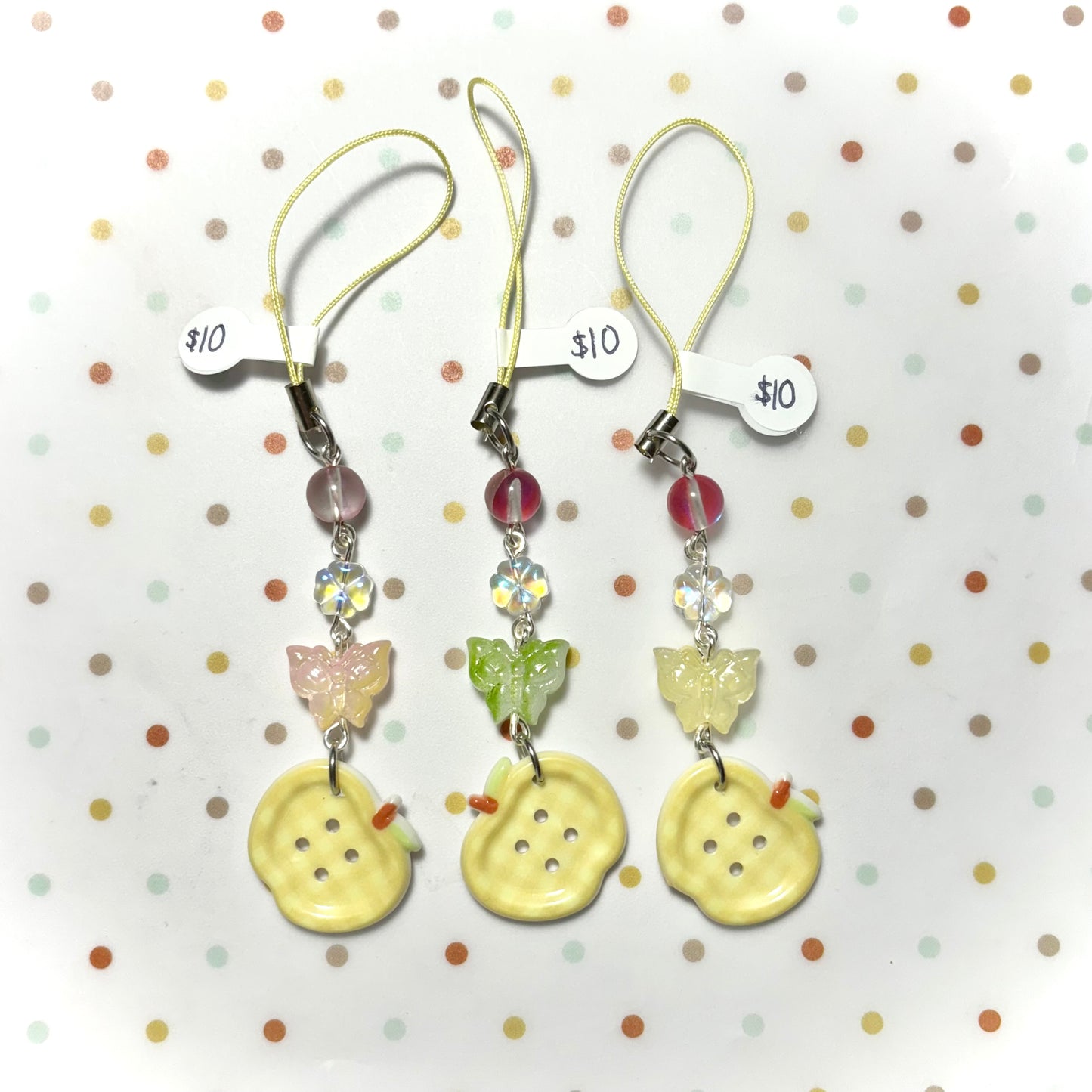 Yellow Apple Charm