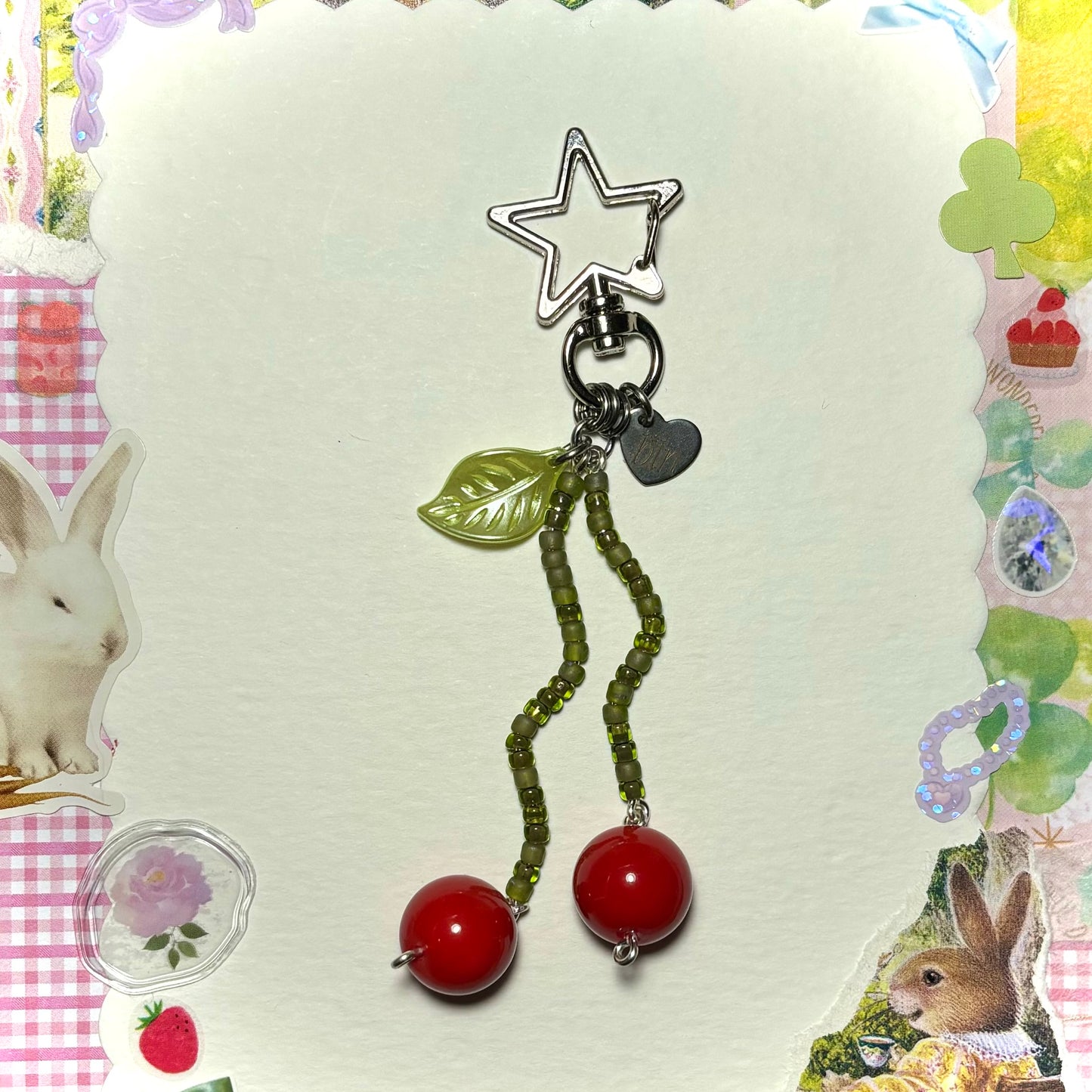 Cherry Star Charm