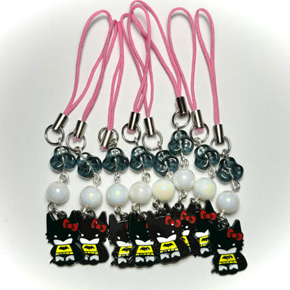 Hello Kitty Batman Charms