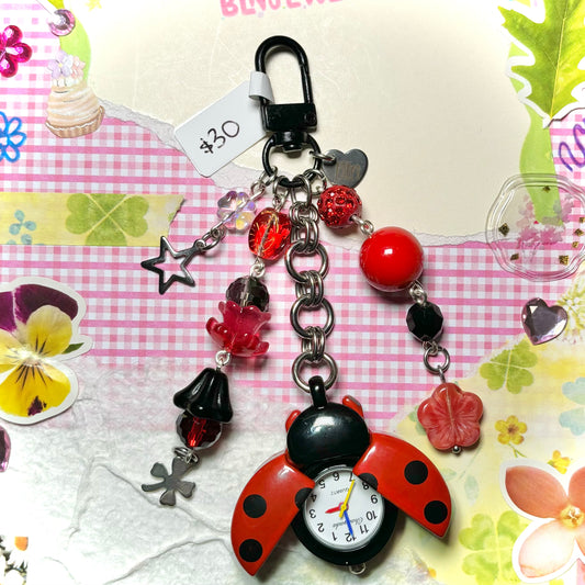 Ladybug Watch Keychain