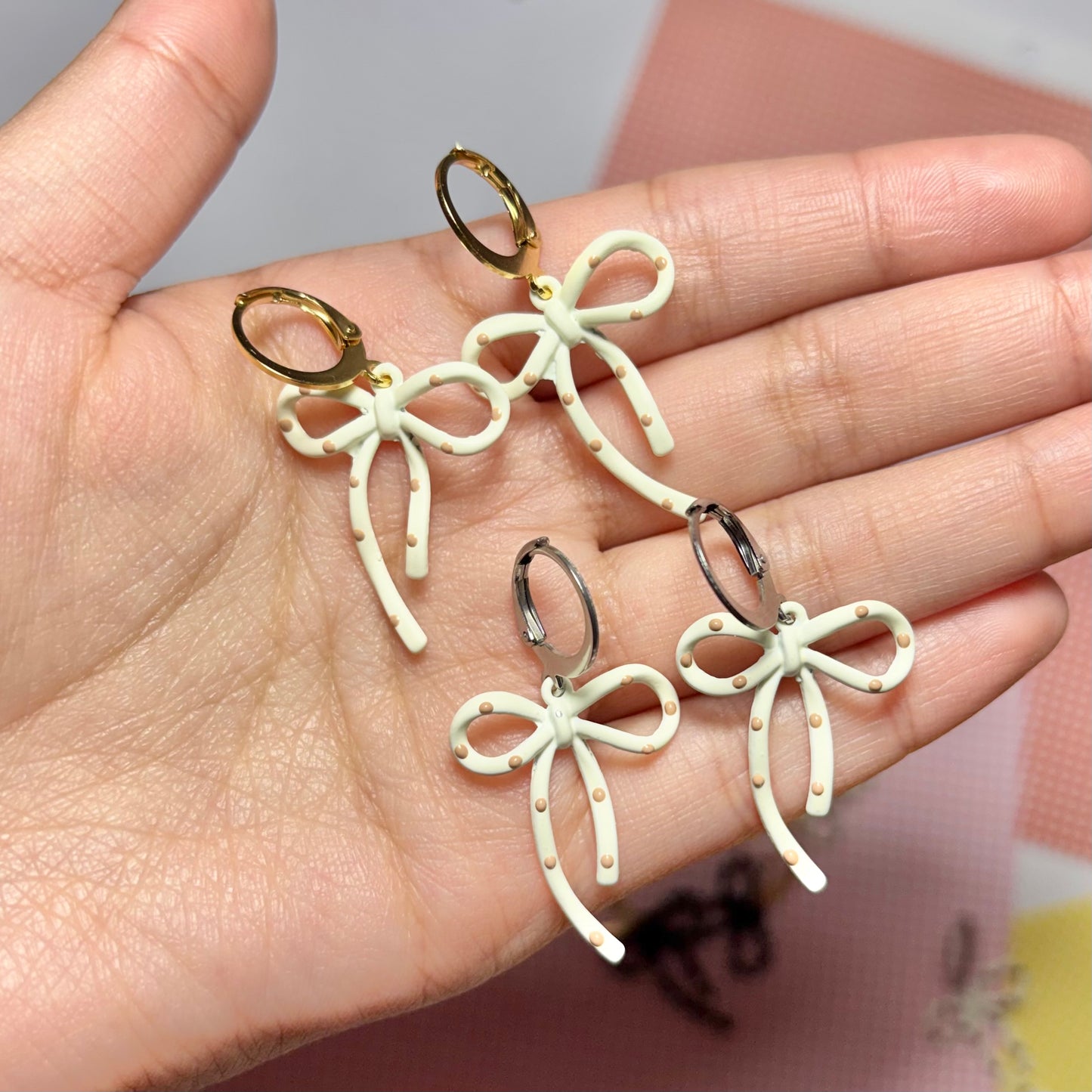 Polka Dot Necklace & Earrings