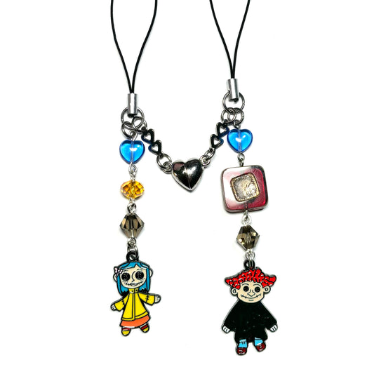 Coraline & Wybie Charms