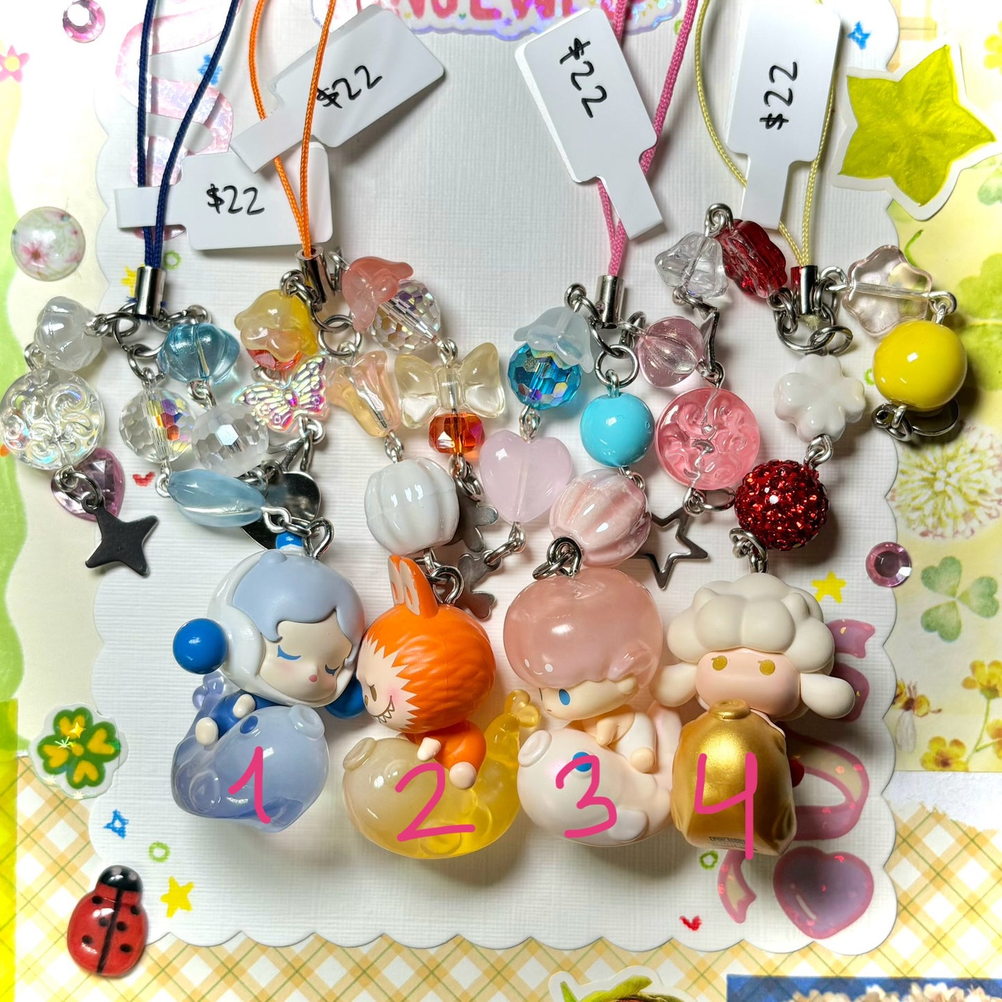 PopMart Pop Bean Charms