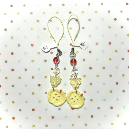 Yellow Apple Charm