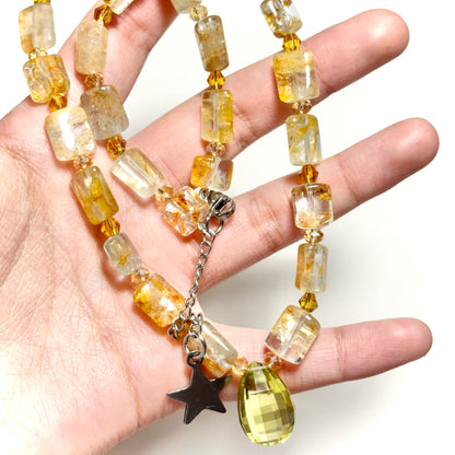 Earthy Crystal Necklace