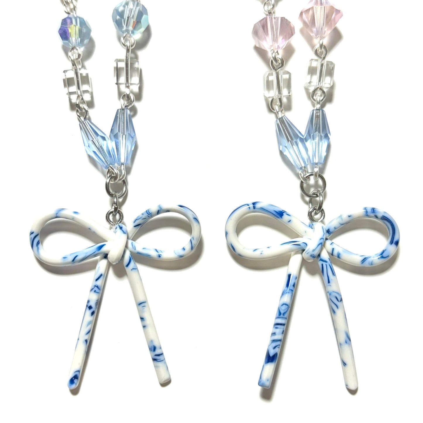 Icy Bow Necklaces ❄️