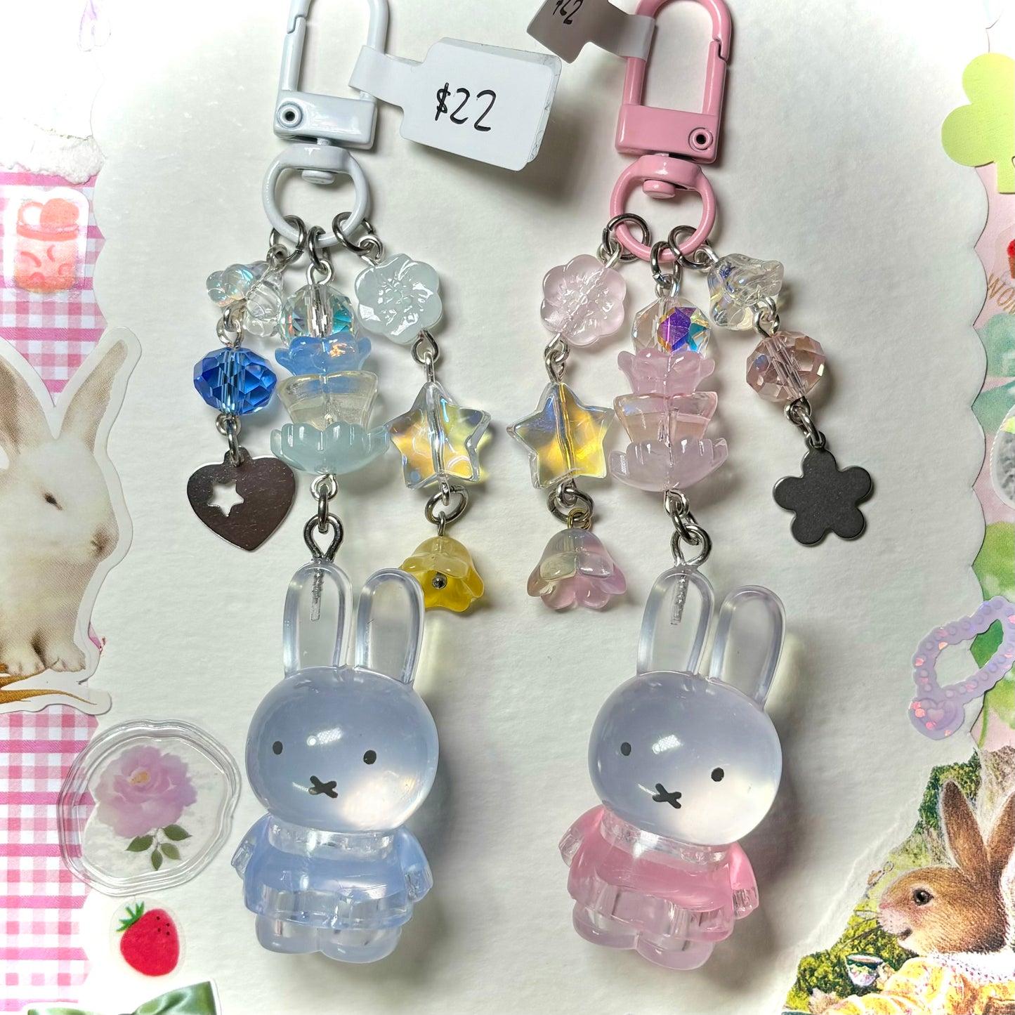 Clear Miffy Keychains