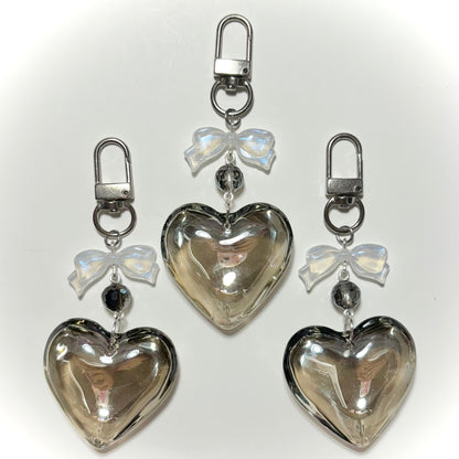 Glass Heart Charm