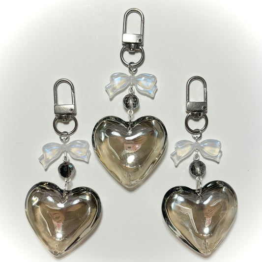 Glass Heart Charm