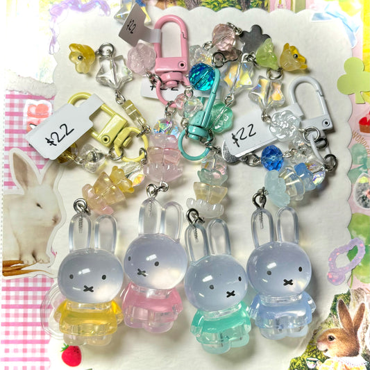 Clear Miffy Keychains