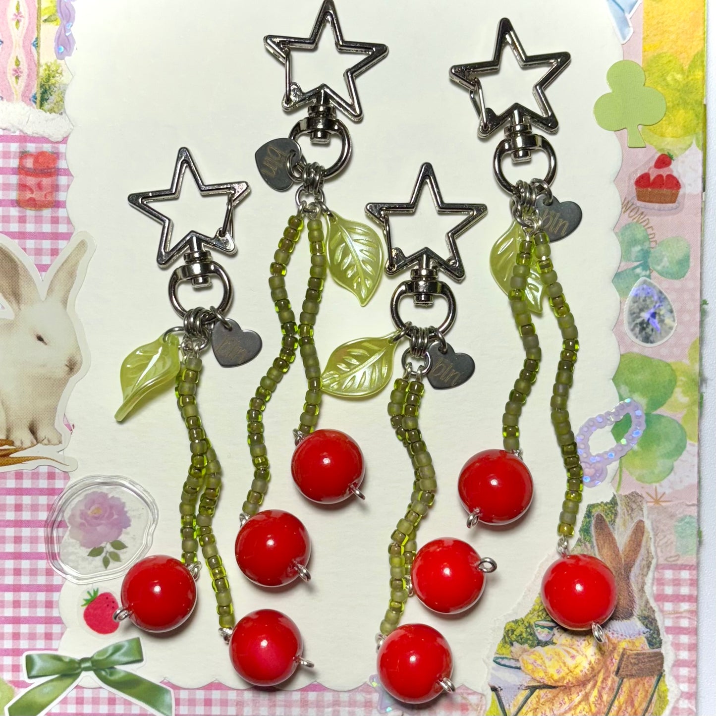 Cherry Star Charm