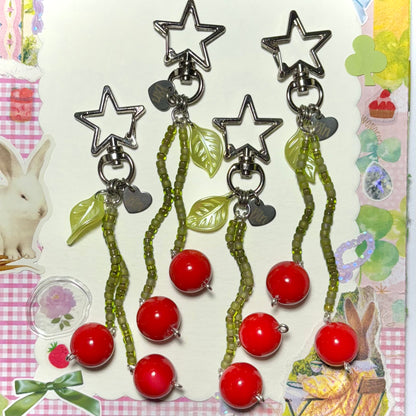 Cherry Star Charm
