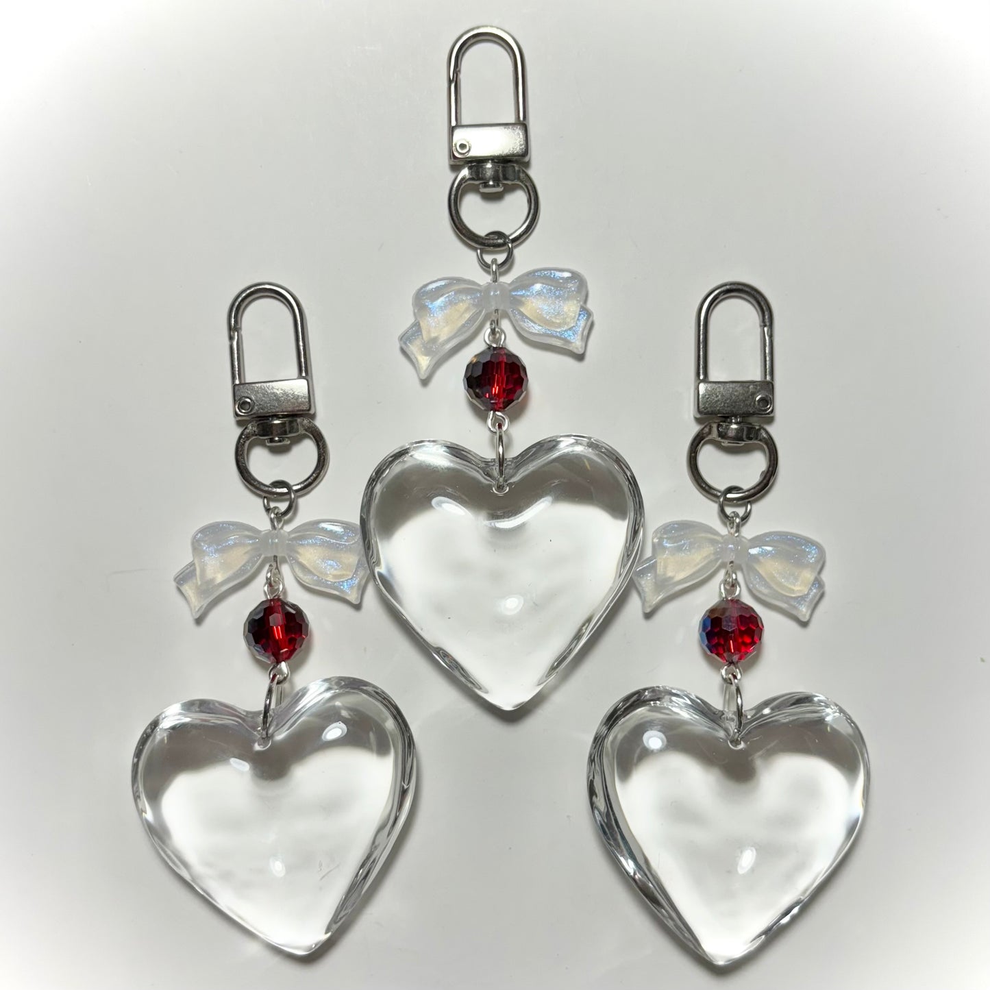 Glass Heart Charm