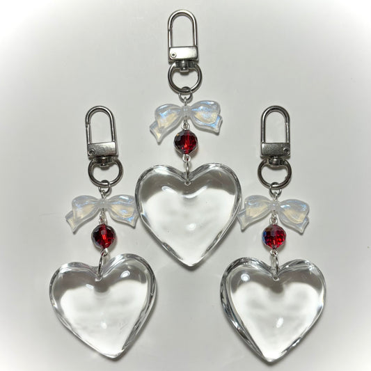 Glass Heart Charm