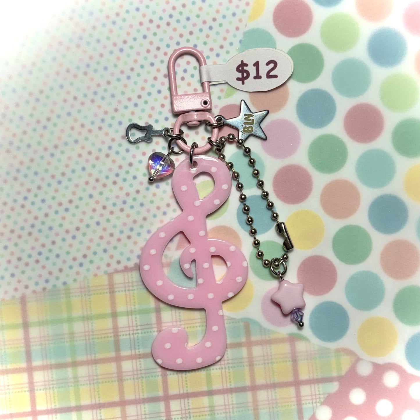 Music Note Keychain