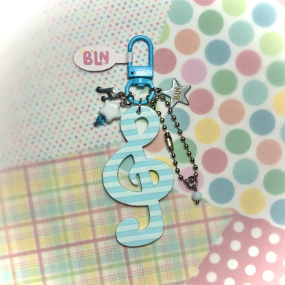 Music Note Keychain