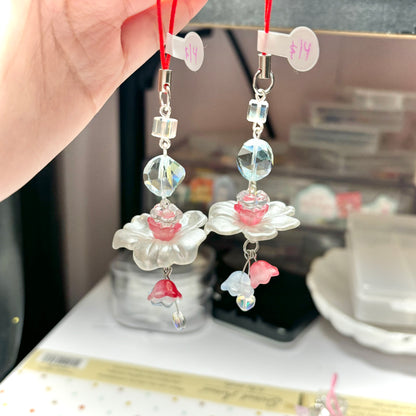 Sparkly Flower Charm
