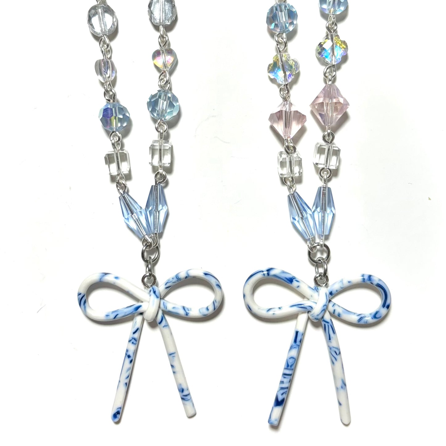 Icy Bow Necklaces ❄️