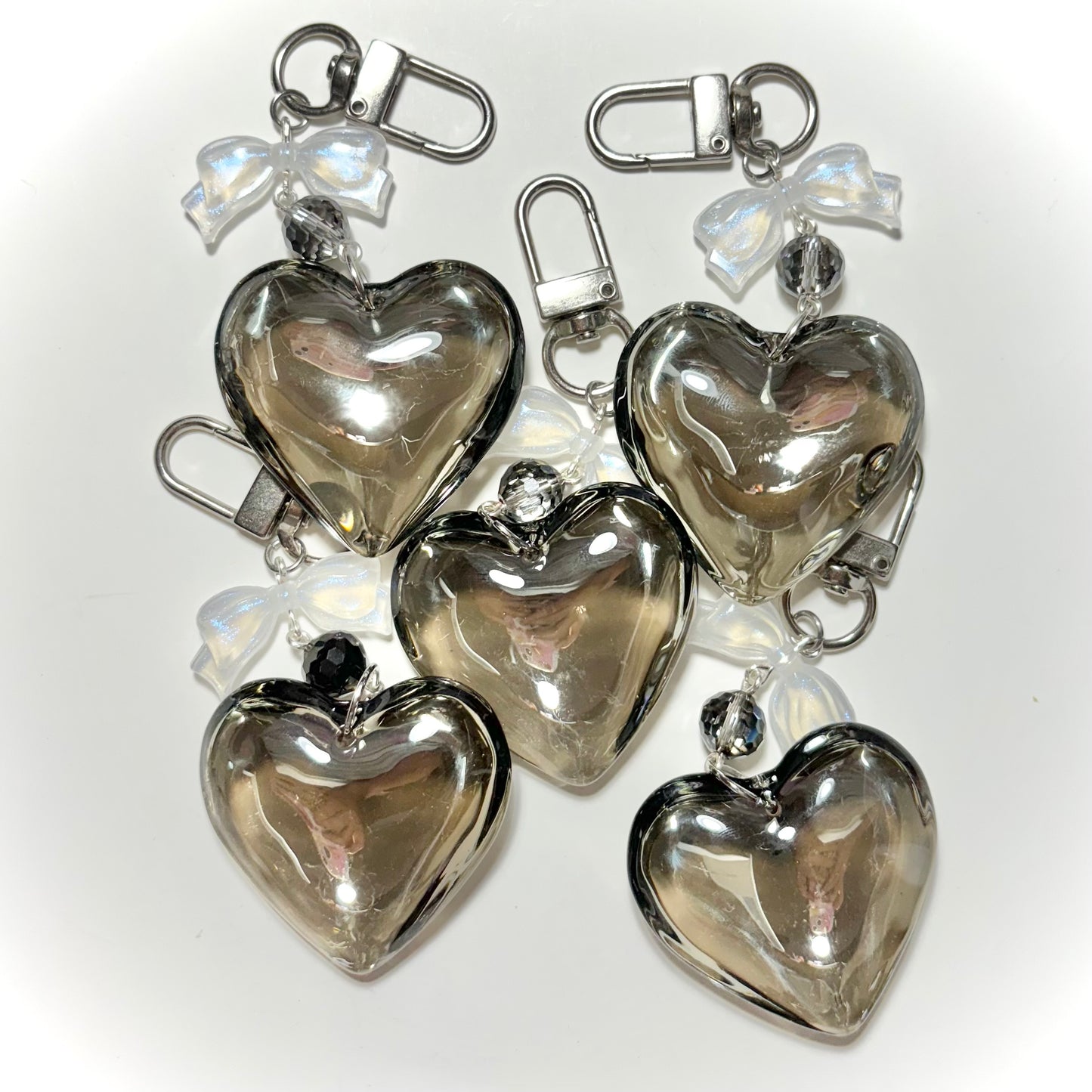 Glass Heart Charm