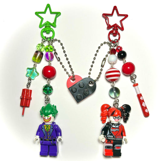 Joker & Harley Q. Keychain set