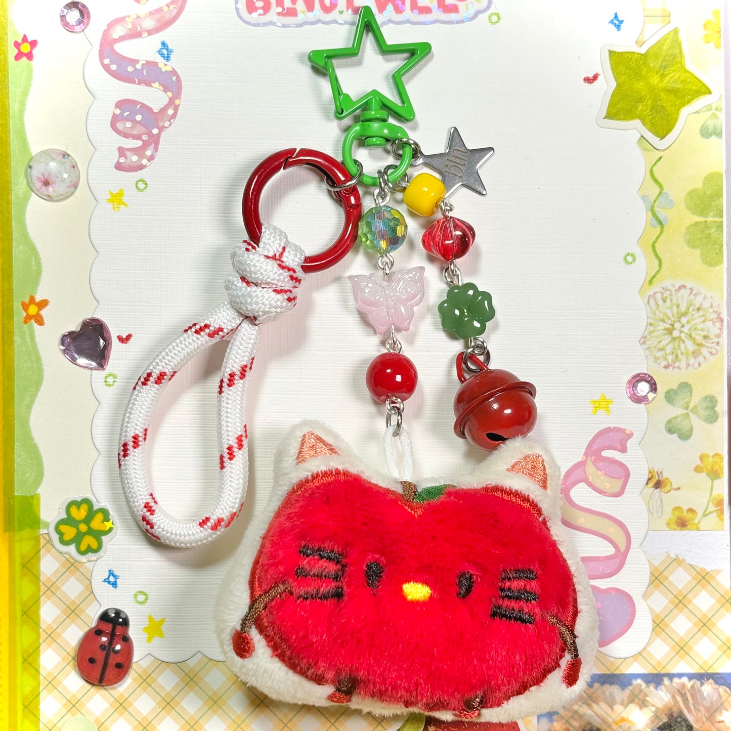 Apple Kitty Charm
