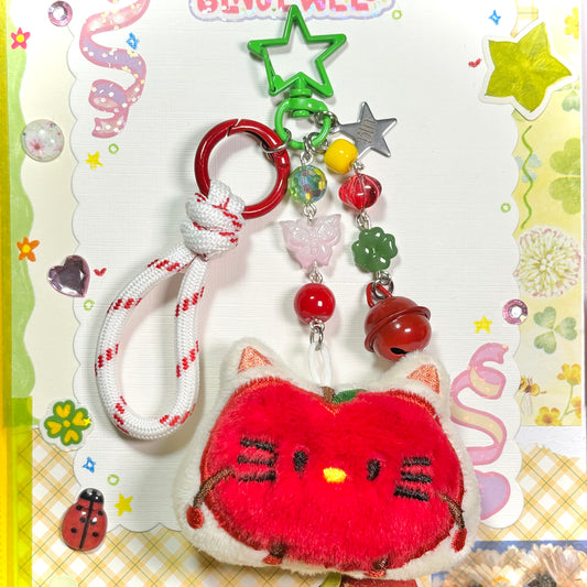 Apple Kitty Charm