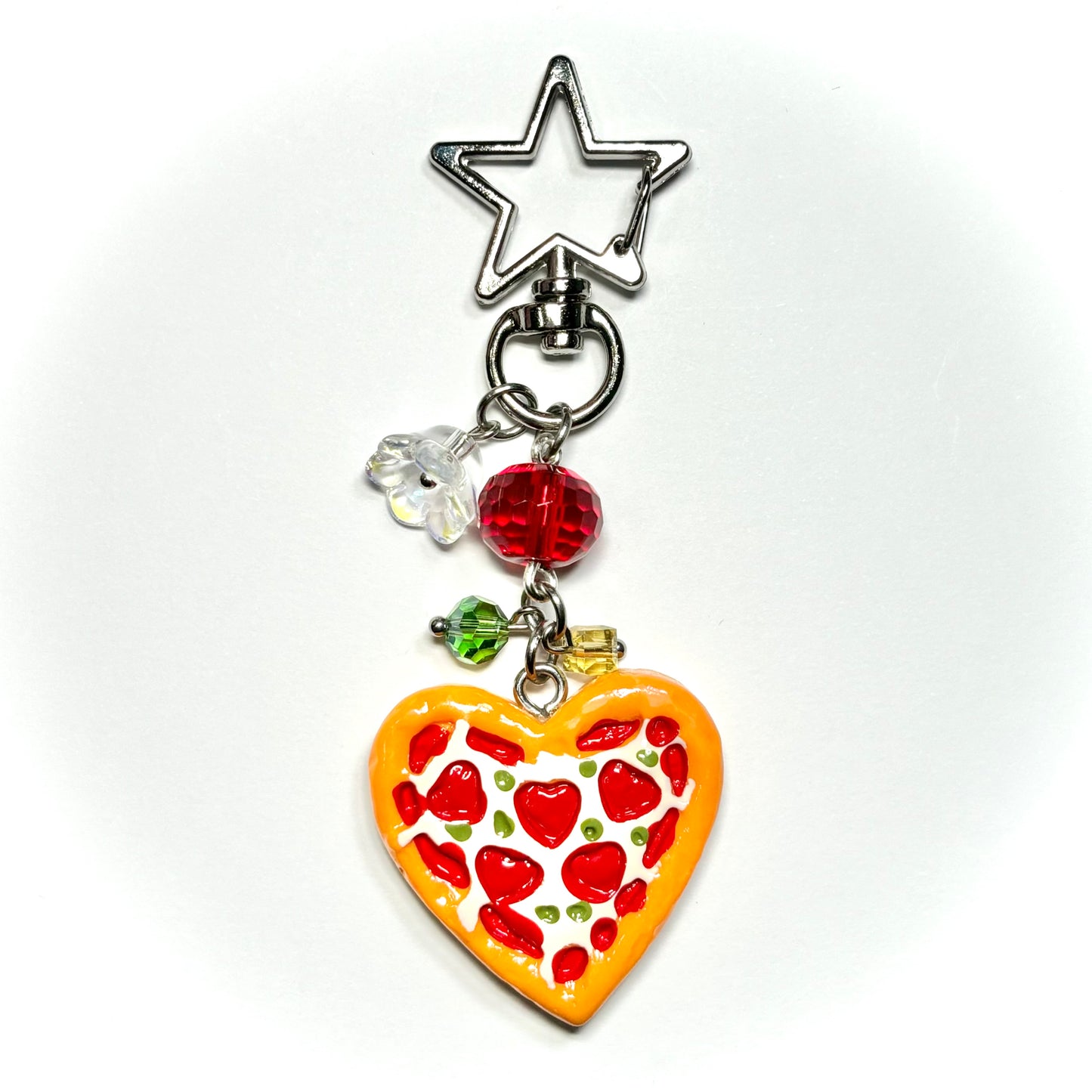 Heart Pizza Charms