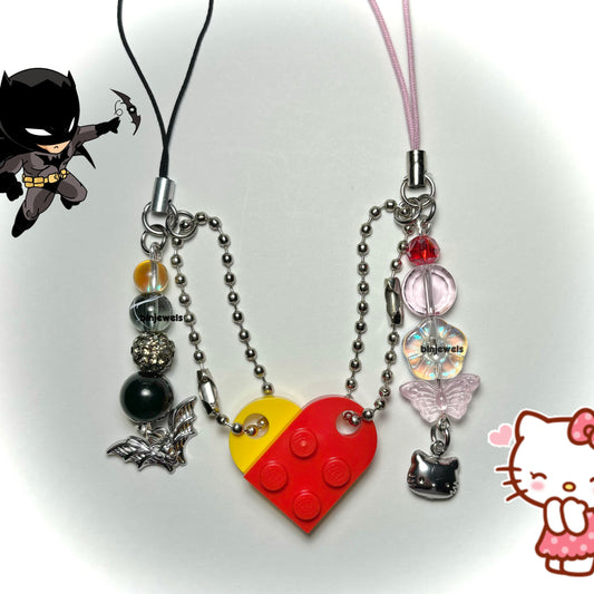 HK & Batman Charm Set