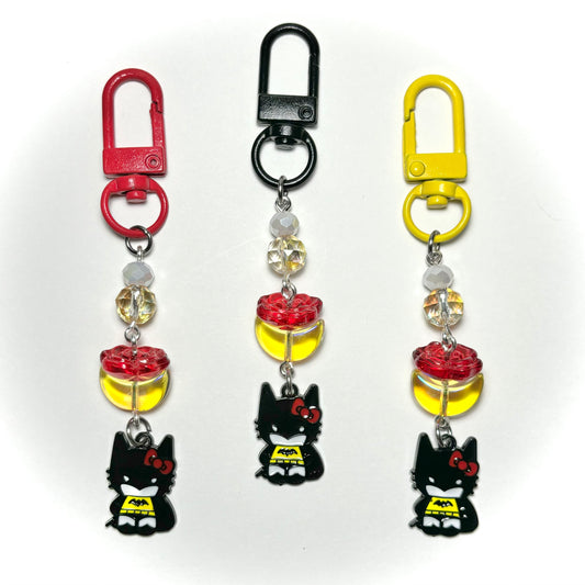 Hello Kitty Batman Charms