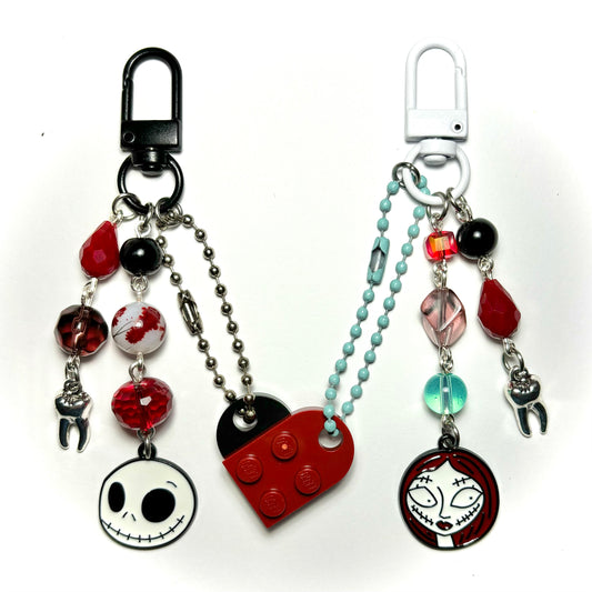 Jack & Sally Keychain Set