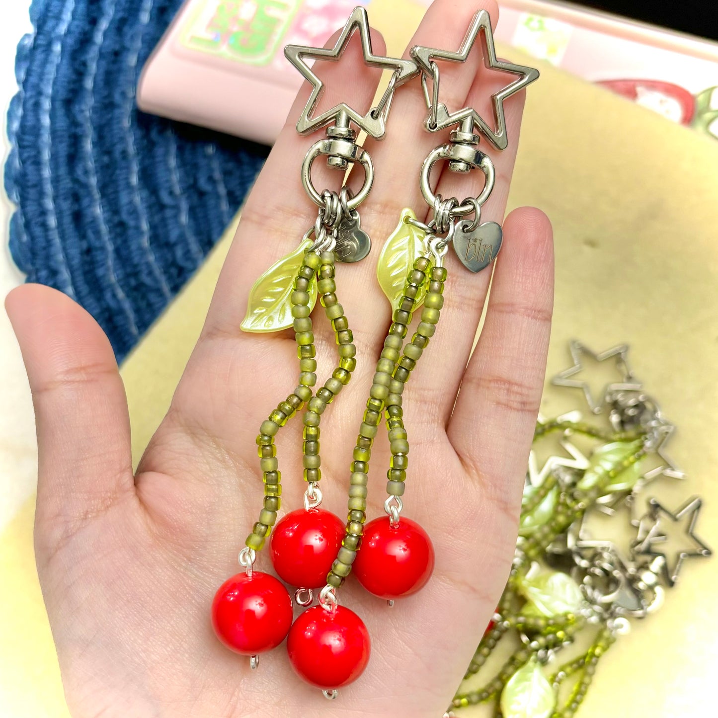Cherry Star Charm