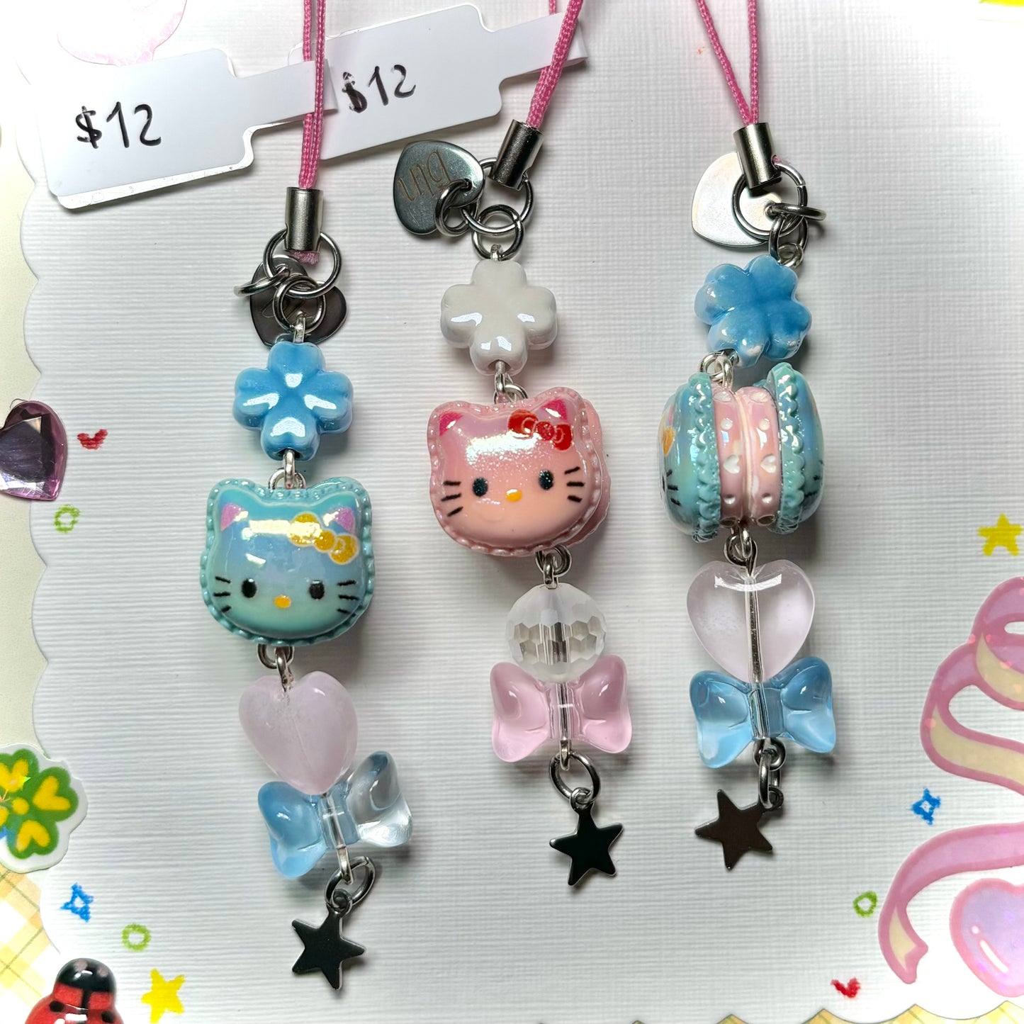 Hello Kitty Macaroon Charms