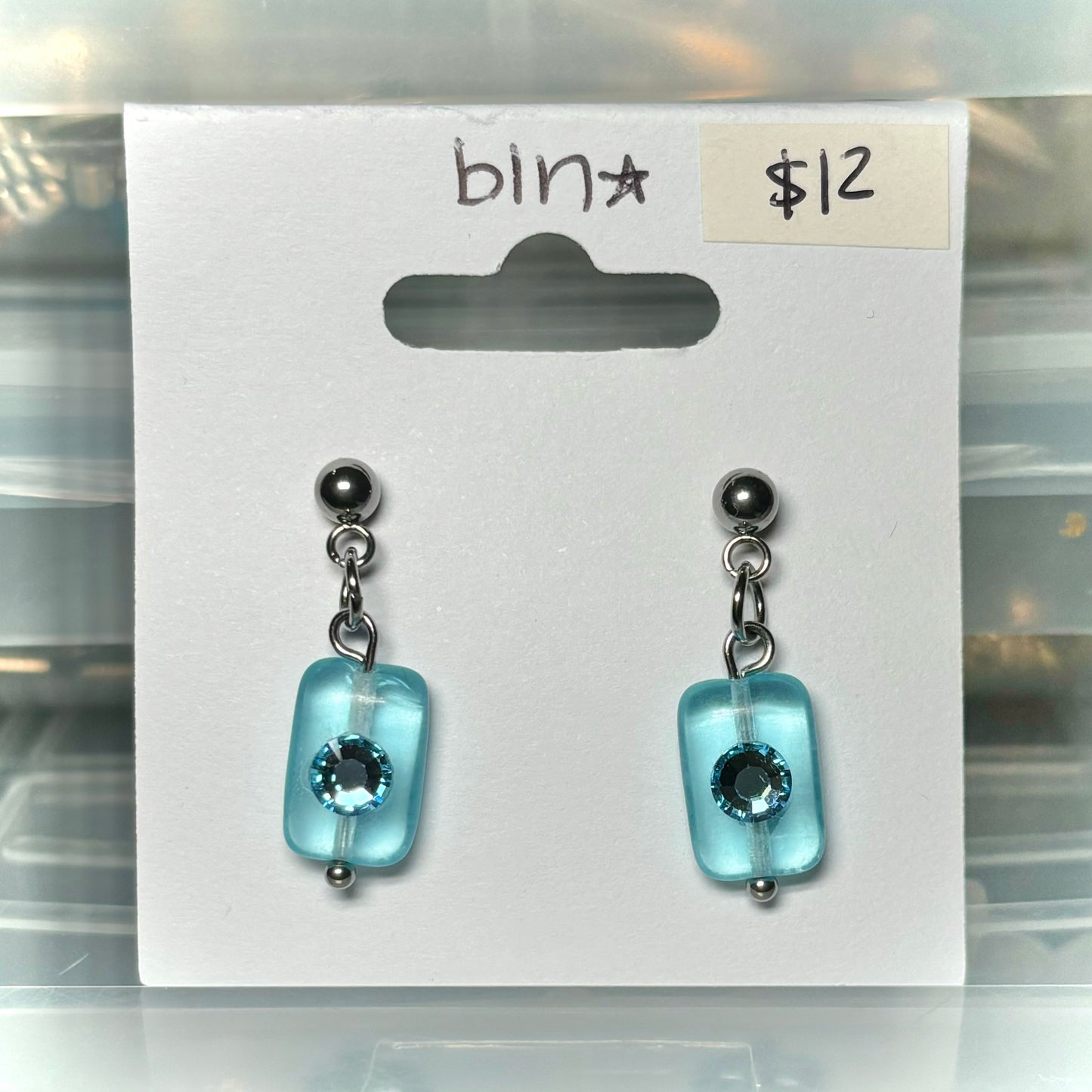 Aqua Earrings