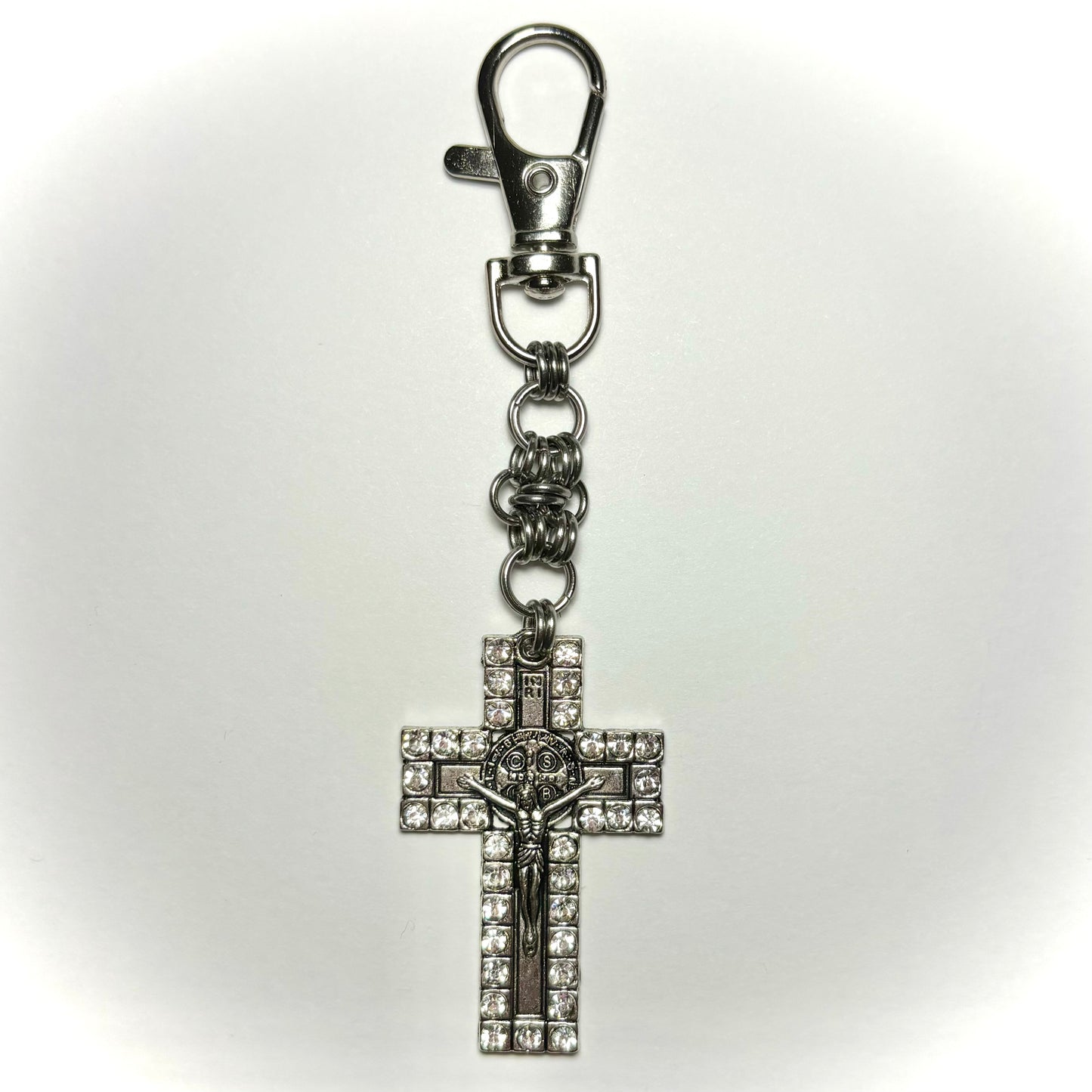 Bling Cross Keychain