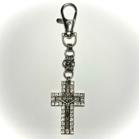 Bling Cross Keychain