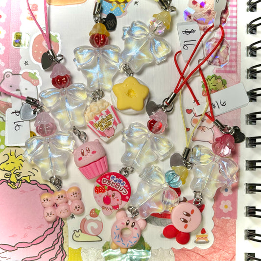 Kirby Phone Charms